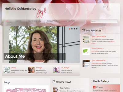 Home page for Jyl Auxter