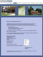 Home page for Mortgage Resources