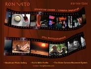 Home page for Ron Veto