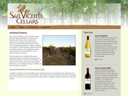 Home page for San Vicente Cellars