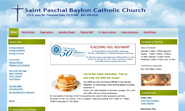 Home page for Saint Paschal Baylon Catholic Church